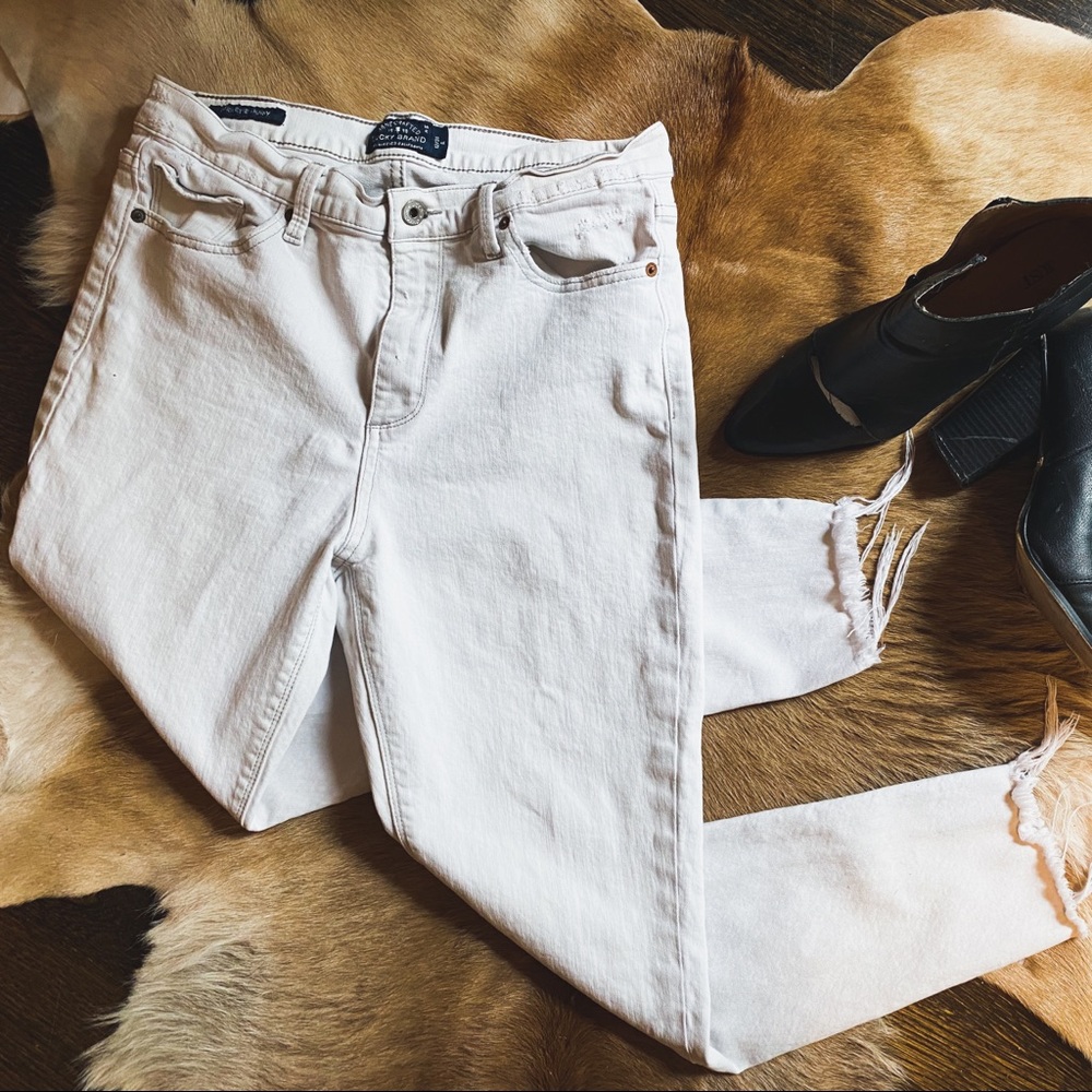 Luck Brand White Jeans